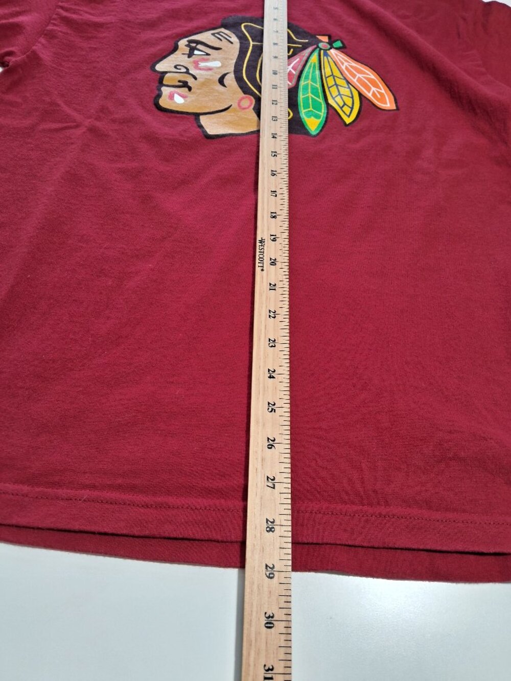 Chicago Blackhawks NHL T-Shirt - Old Time - Picture 7 of 7